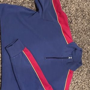a cropped quarter zip jack from pac sun.